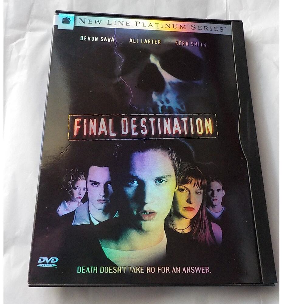 New Line Cinema Final Destination Movie DVD Video Thriller Rated R